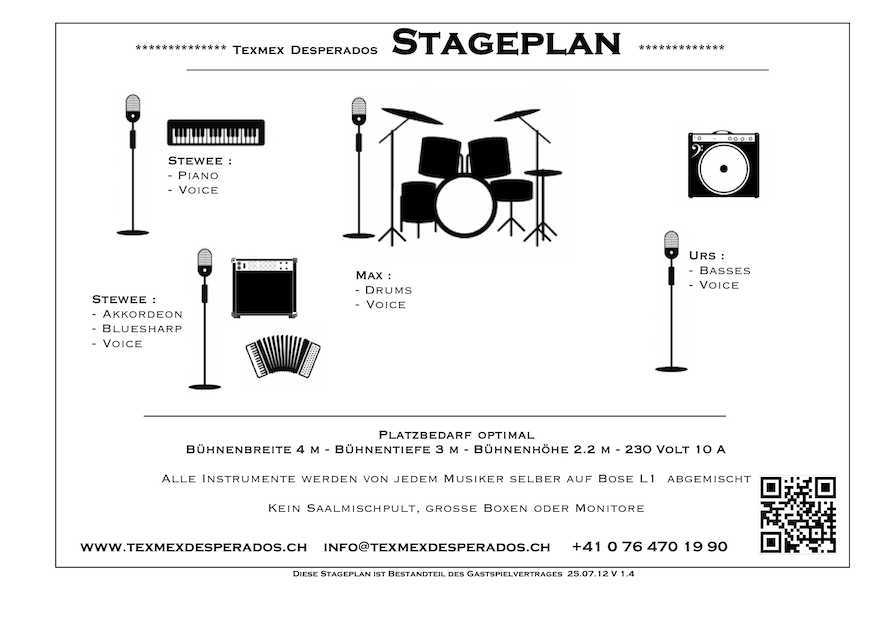 Stageplan
              Countryband